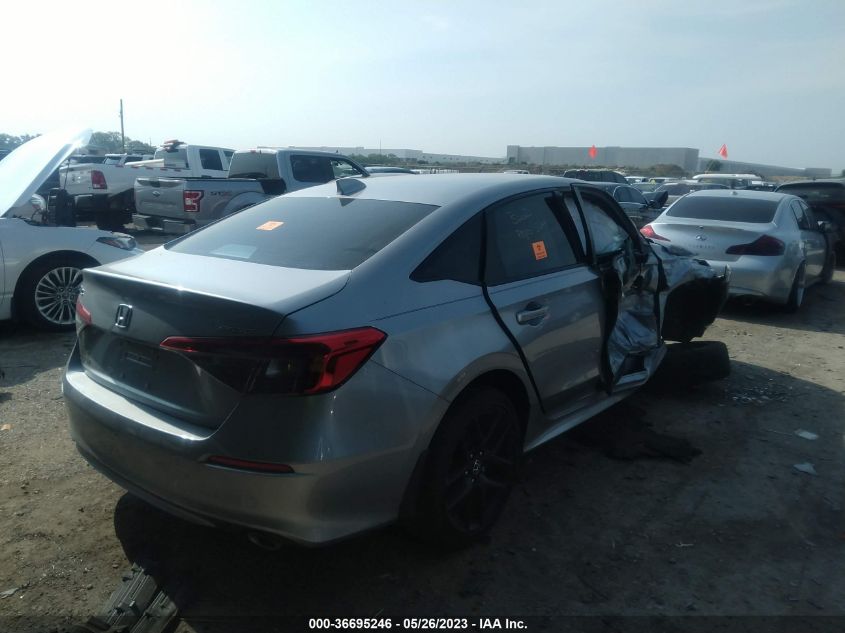 2022 HONDA CIVIC SEDAN SPORT - 2HGFE2F56NH579025