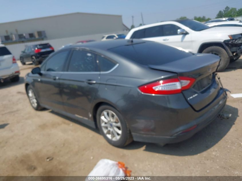 2015 FORD FUSION S - 1FA6P0G79F5106747