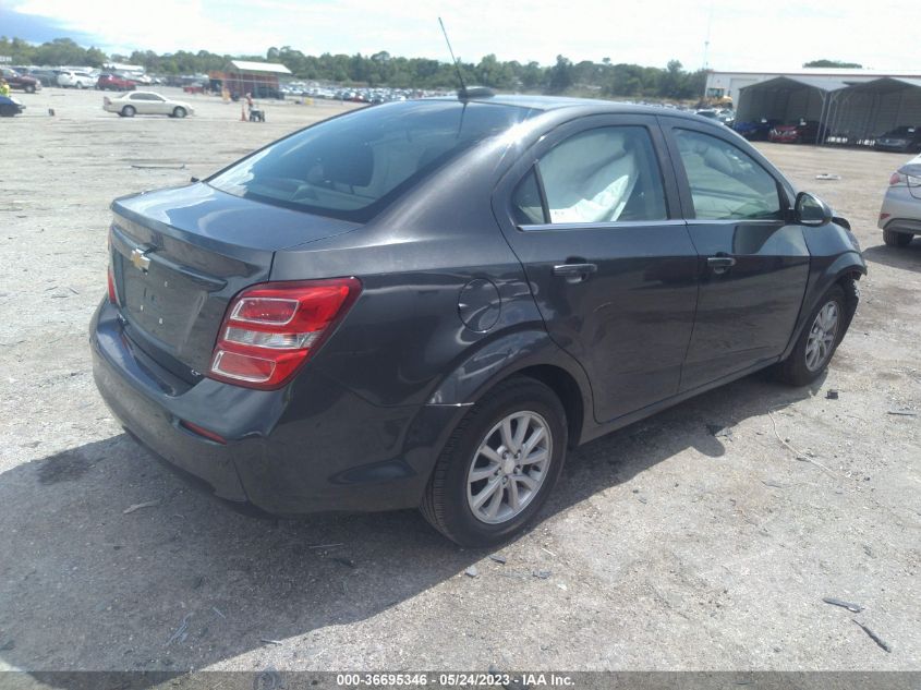 2017 CHEVROLET SONIC LT - 1G1JD5SH8H4102247