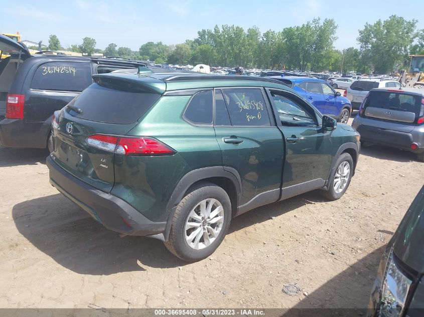 2022 TOYOTA COROLLA CROSS LE - 7MUBAABG1NV035131