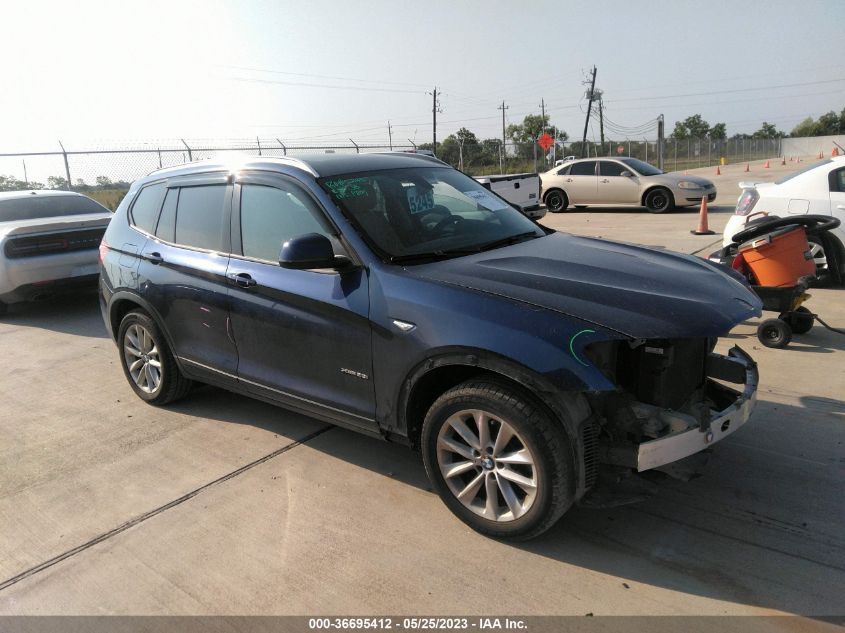 2017 BMW X3 XDRIVE28I - 5UXWX9C52H0D97628