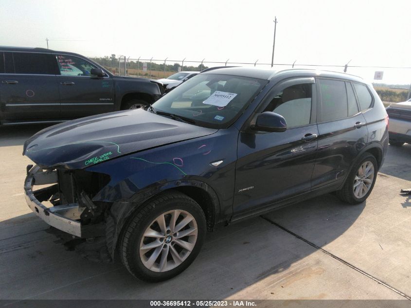 2017 BMW X3 XDRIVE28I - 5UXWX9C52H0D97628