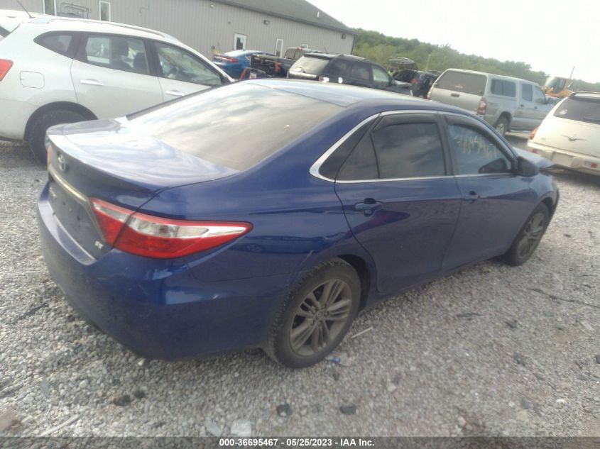 2015 TOYOTA CAMRY XLE/SE/LE/XSE - 4T1BF1FK2FU901583