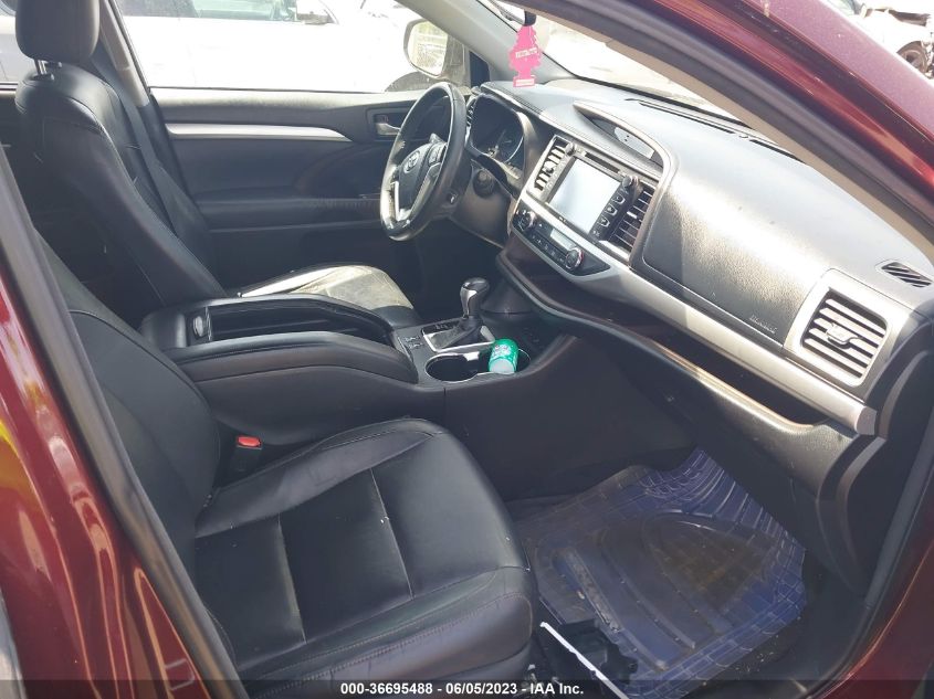 2014 TOYOTA HIGHLANDER XLE - 5TDJKRFHXES029669