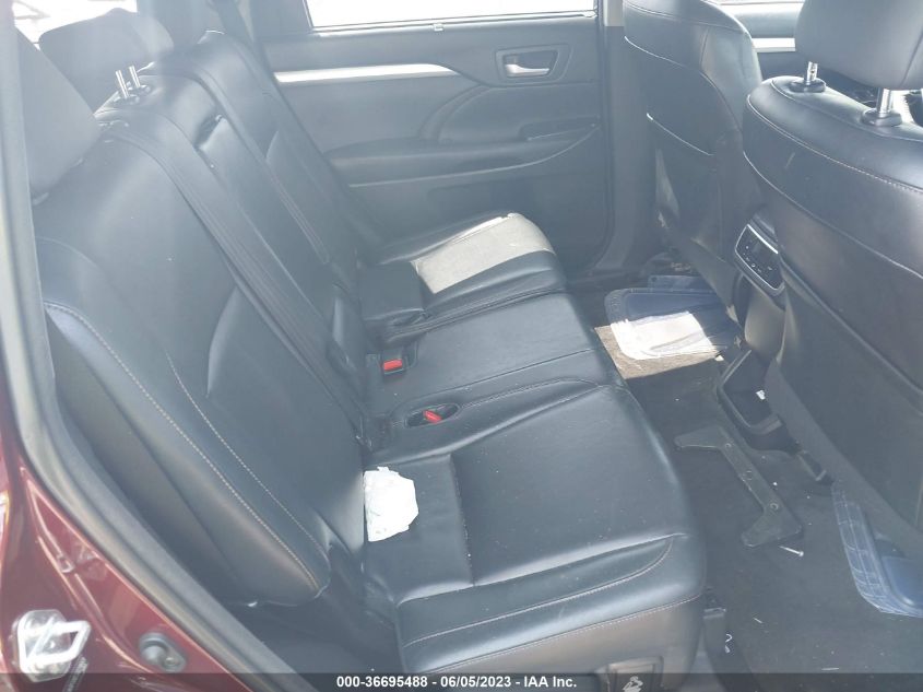 2014 TOYOTA HIGHLANDER XLE - 5TDJKRFHXES029669