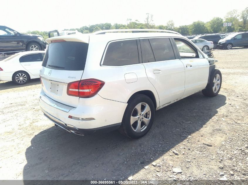 2017 MERCEDES-BENZ GLS GLS 450 - 4JGDF6EE7HA788736