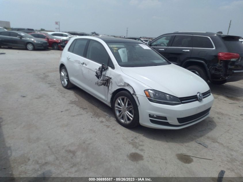 2015 VOLKSWAGEN GOLF TDI SE - 3VW2A7AU4FM036941