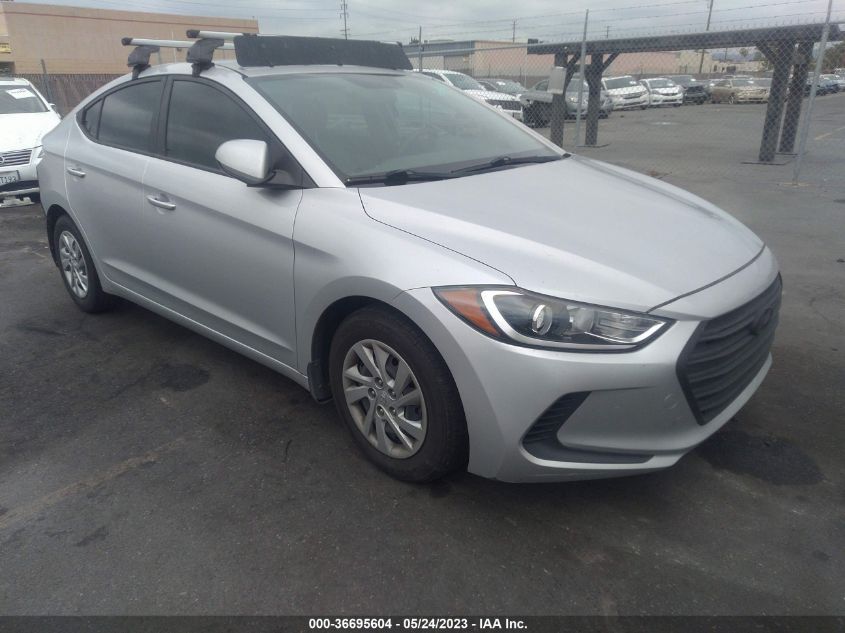 2017 HYUNDAI ELANTRA SE - KMHD74LF9HU415595