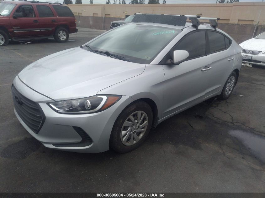 2017 HYUNDAI ELANTRA SE - KMHD74LF9HU415595