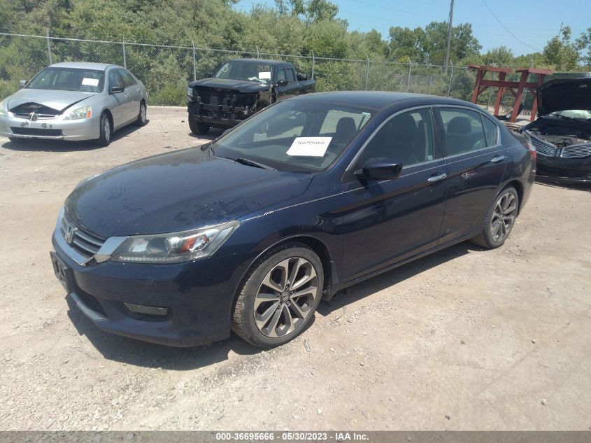 2015 HONDA ACCORD SEDAN SPORT - 1HGCR2F55FA143676