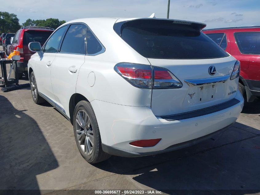2013 LEXUS RX 450H - JTJZB1BA8D2413062