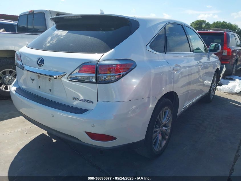 2013 LEXUS RX 450H - JTJZB1BA8D2413062
