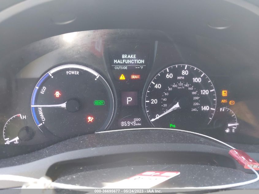 2013 LEXUS RX 450H - JTJZB1BA8D2413062
