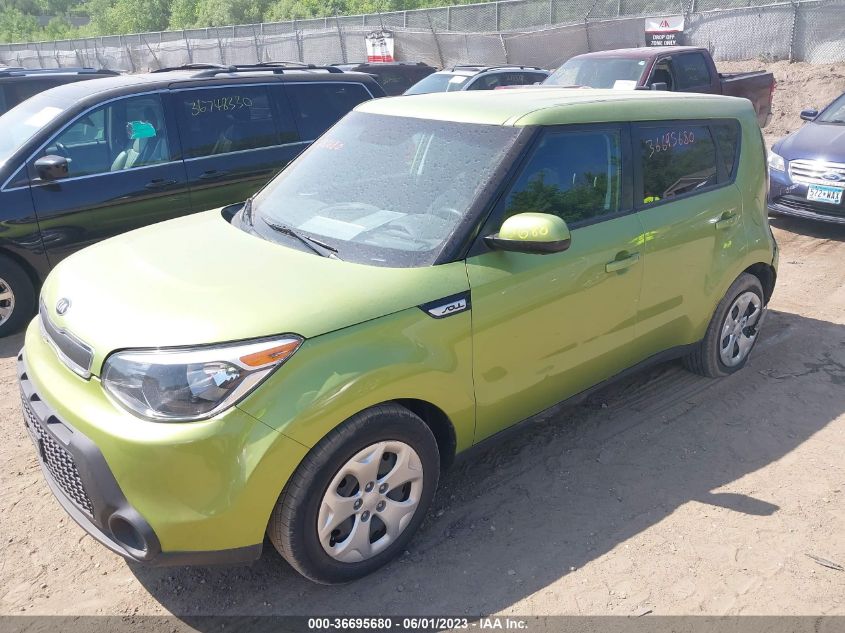 2015 KIA SOUL BASE - KNDJN2A23F7813771