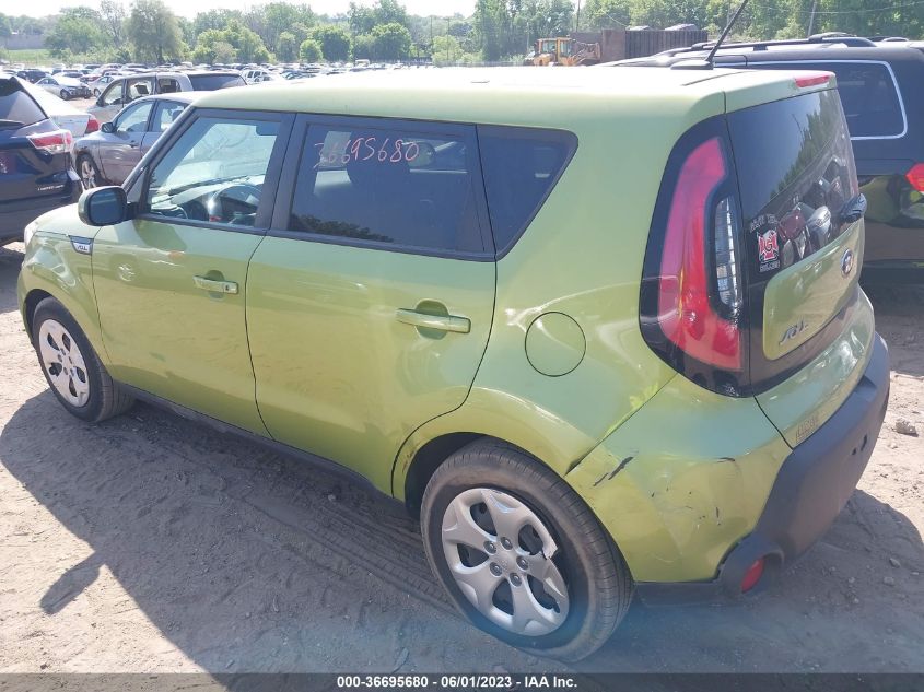 2015 KIA SOUL BASE - KNDJN2A23F7813771
