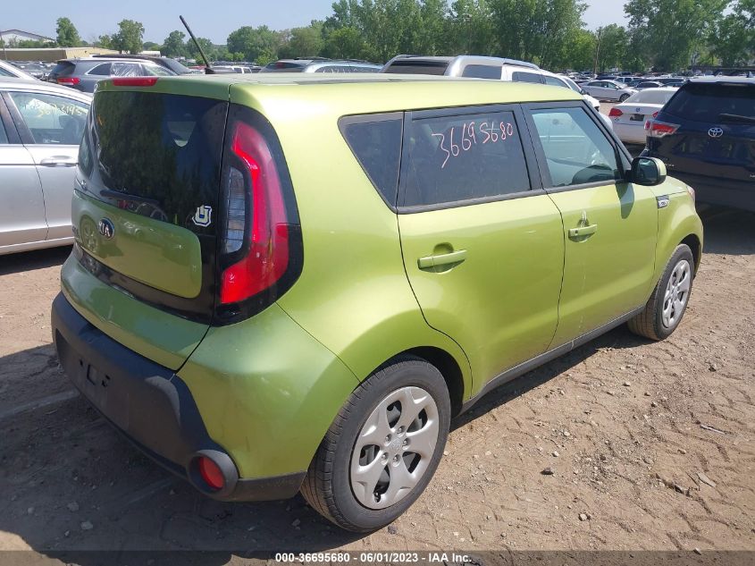 2015 KIA SOUL BASE - KNDJN2A23F7813771