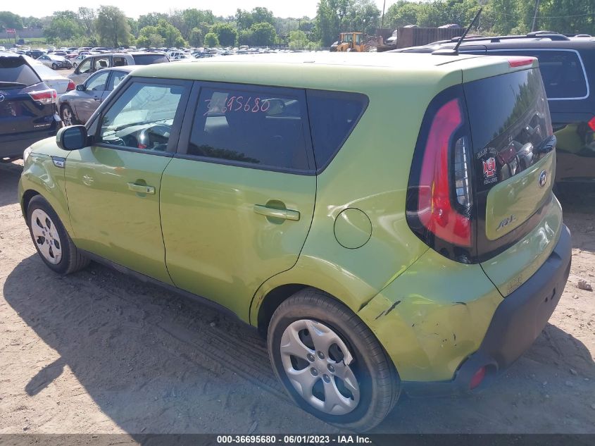 2015 KIA SOUL BASE - KNDJN2A23F7813771