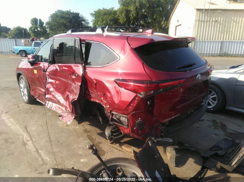 2021 TOYOTA HIGHLANDER LIMITED/PLATINUM - 5TDDZRBH4MS149545