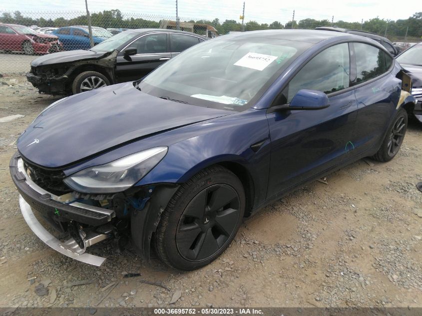 2021 TESLA MODEL 3 LONG RANGE - 5YJ3E1EB2MF988162