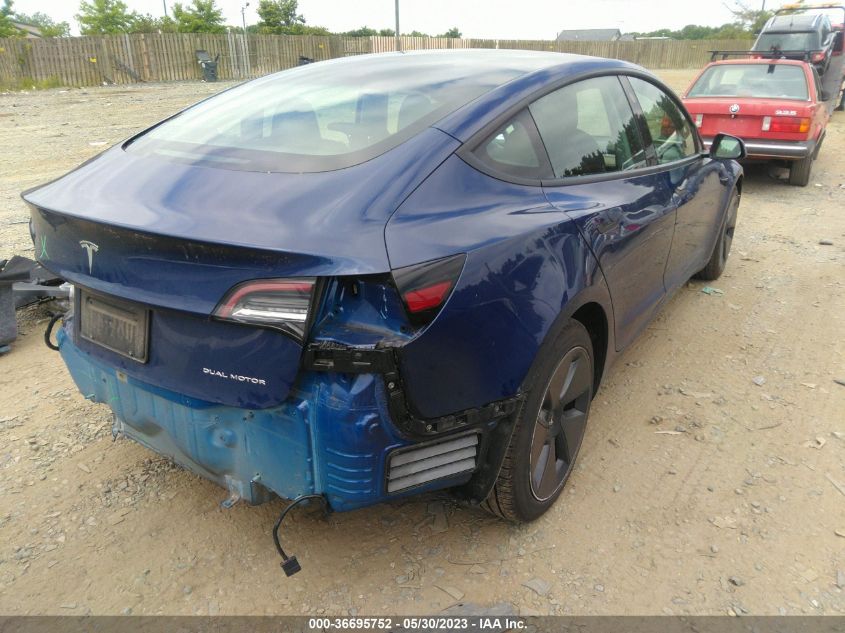 2021 TESLA MODEL 3 LONG RANGE - 5YJ3E1EB2MF988162