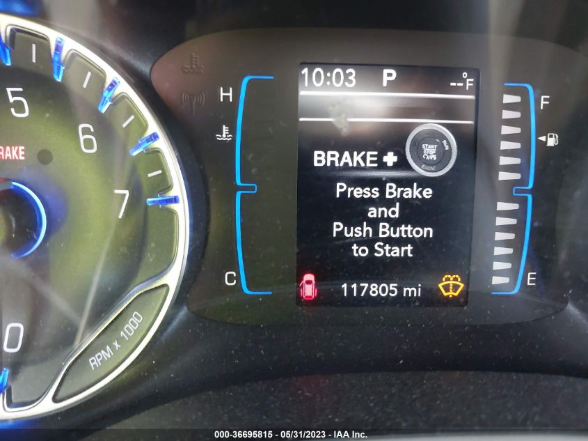 2017 CHRYSLER PACIFICA TOURING - 2C4RC1DG4HR501096