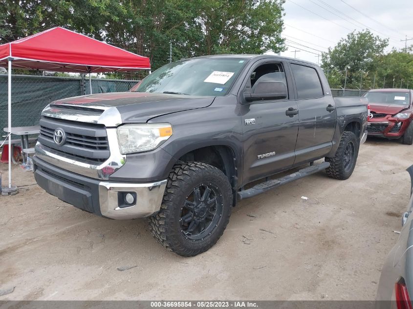 2014 TOYOTA TUNDRA 4WD TRUCK SR5 - 5TFDW5F10EX351566