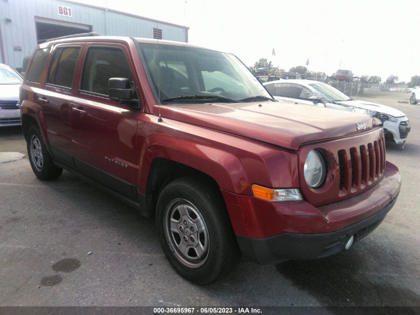 2016 JEEP PATRIOT SPORT - 1C4NJPBA9GD659327
