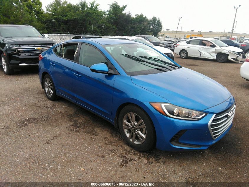 2018 HYUNDAI ELANTRA SEL - KMHD84LFXJU612228