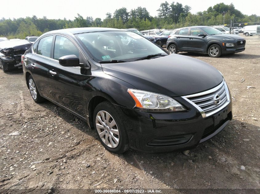 2013 NISSAN SENTRA S/SV/SR/SL - 1N4AB7AP8DN907290