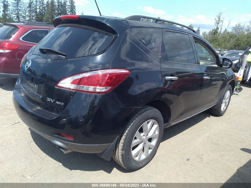 2013 NISSAN MURANO SV - JN8AZ1MW7DW300592