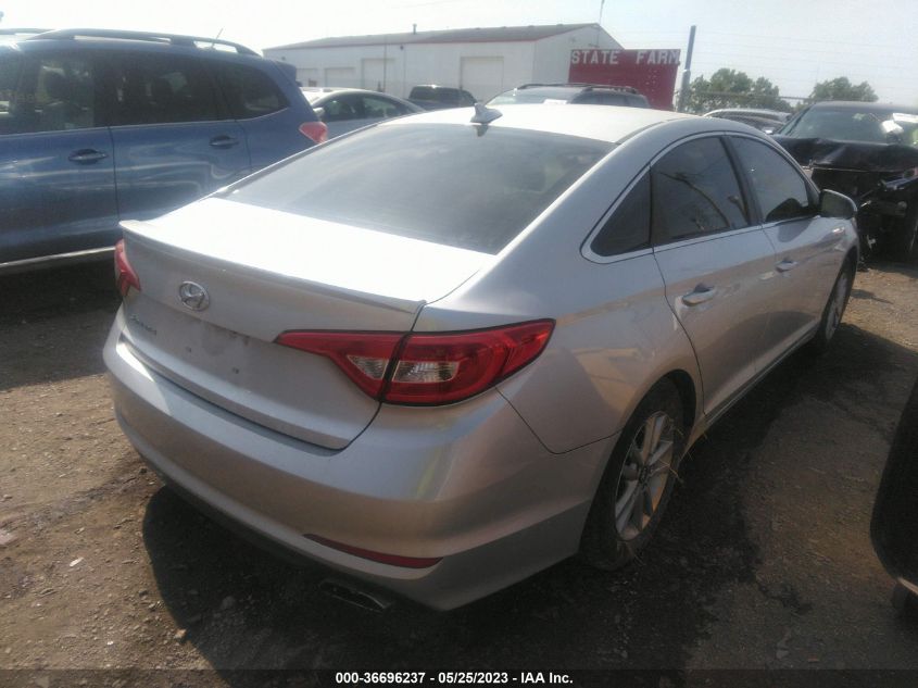 2016 HYUNDAI SONATA 2.4L SE - 5NPE24AF9GH361489