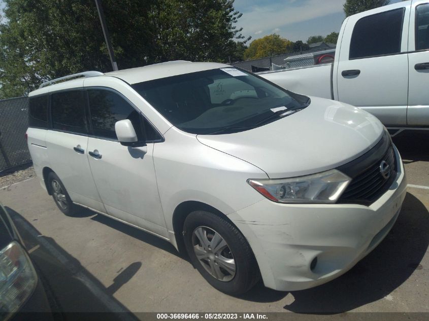2014 NISSAN QUEST S - JN8AE2KPXE9108015