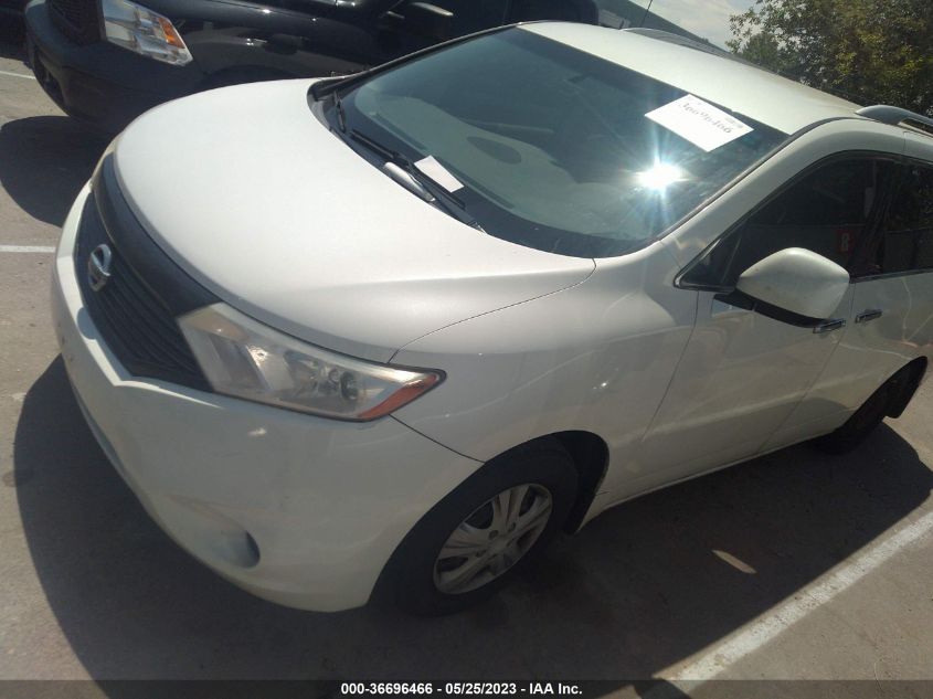 2014 NISSAN QUEST S - JN8AE2KPXE9108015