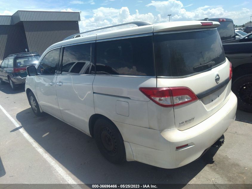 2014 NISSAN QUEST S - JN8AE2KPXE9108015