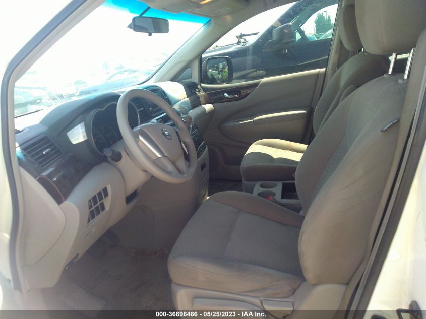 2014 NISSAN QUEST S - JN8AE2KPXE9108015