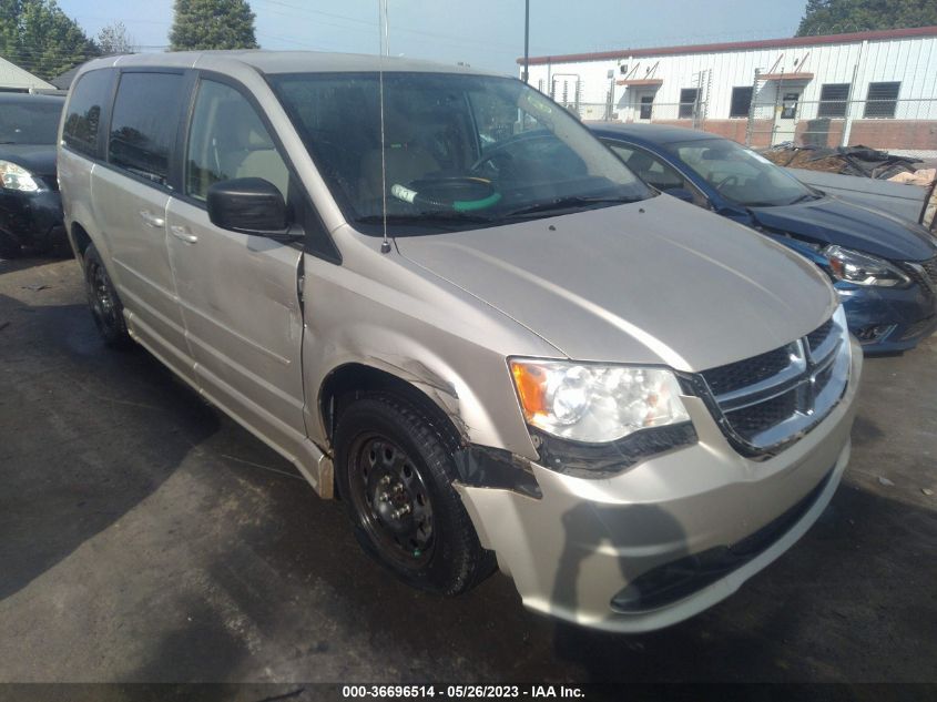 2014 DODGE GRAND CARAVAN SE - 2C4RDGBGXER235663