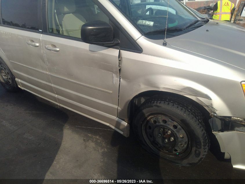 2014 DODGE GRAND CARAVAN SE - 2C4RDGBGXER235663