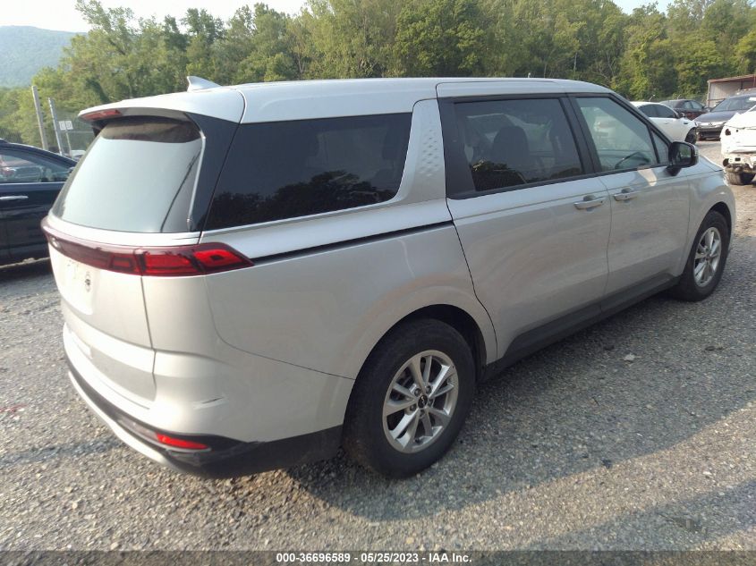 2022 KIA CARNIVAL LX KNDNB4H38N6167328