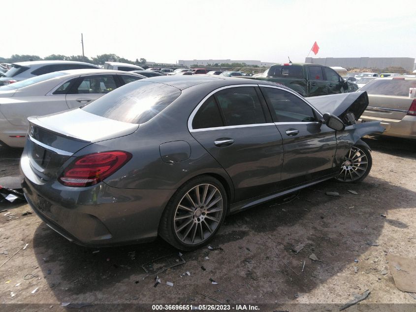 2017 MERCEDES-BENZ C-CLASS C 300 - WDDWF4JB4HR244523
