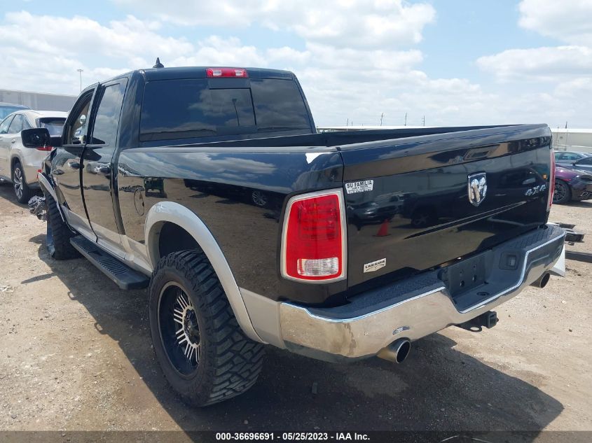 2013 RAM 1500 LARAMIE - 1C6RR7JT6DS506240