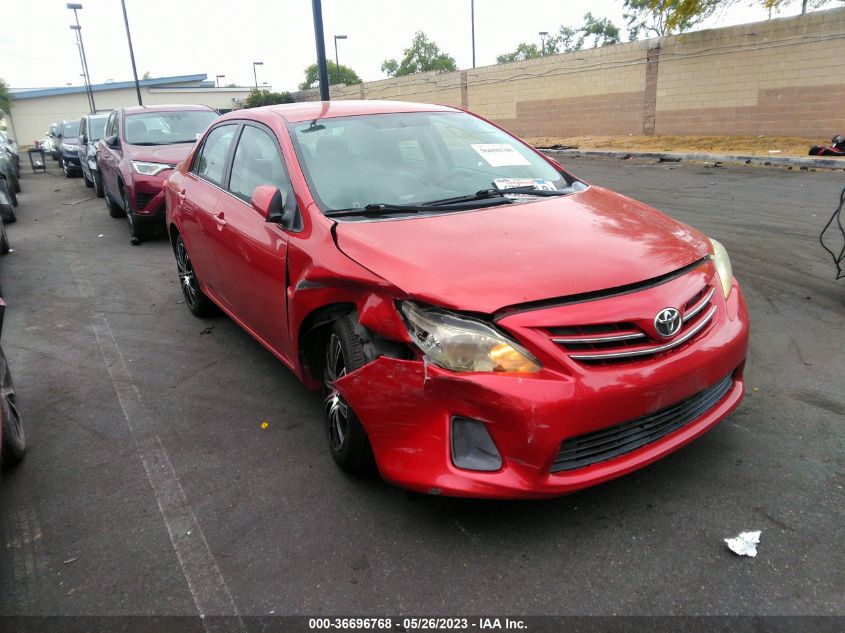 2013 TOYOTA COROLLA L/LE/S - 5YFBU4EE3DP152164