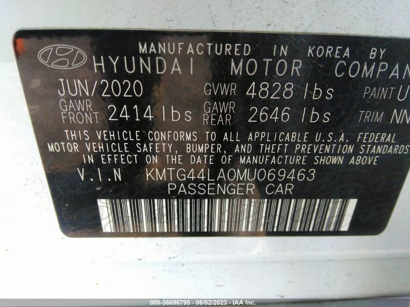 2021 GENESIS G70 2.0T - KMTG44LA0MU069463