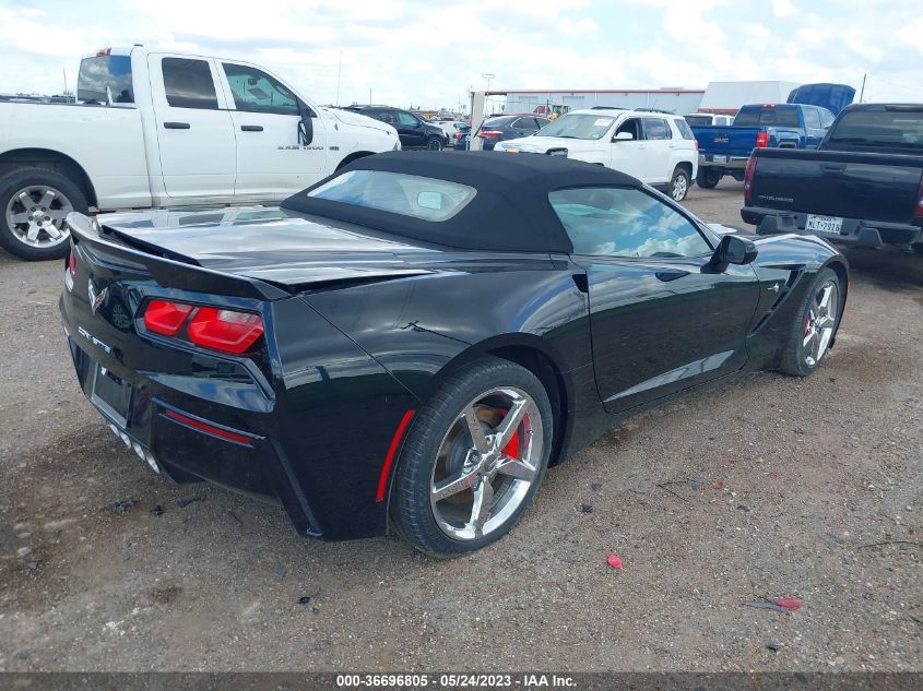 2014 CHEVROLET CORVETTE STINGRAY 2LT 1G1YD3D70E5130010