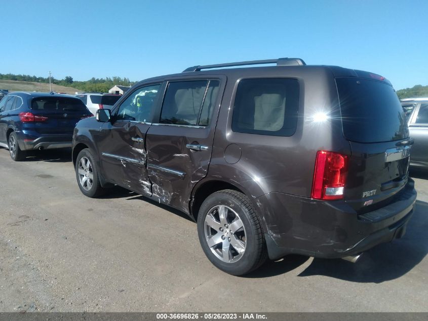 2013 HONDA PILOT TOURING - 5FNYF4H95DB014057