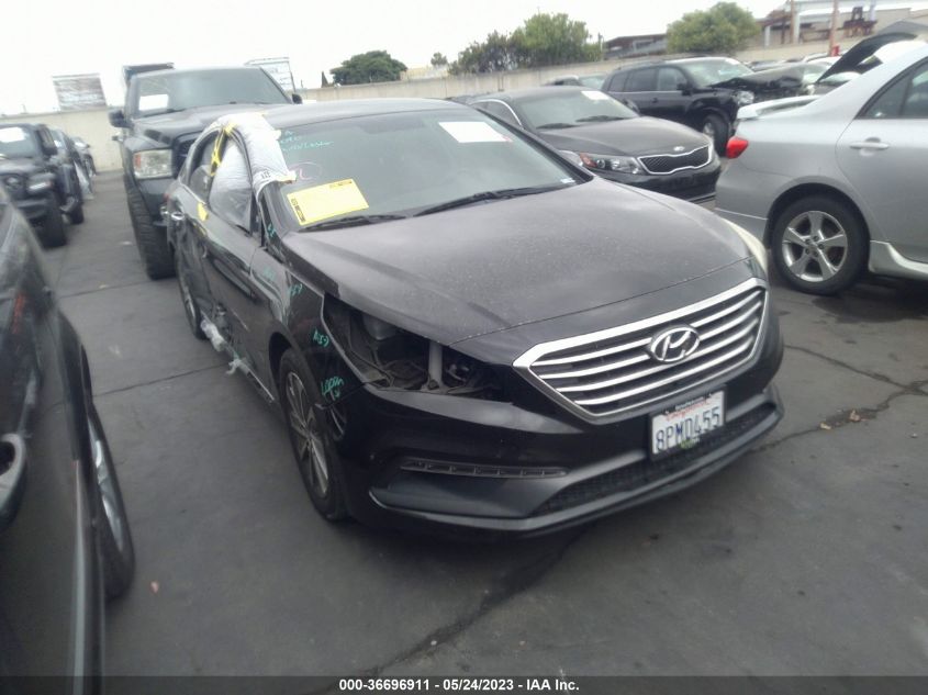 2016 HYUNDAI SONATA 2.4L SPORT - 5NPE34AF1GH306645