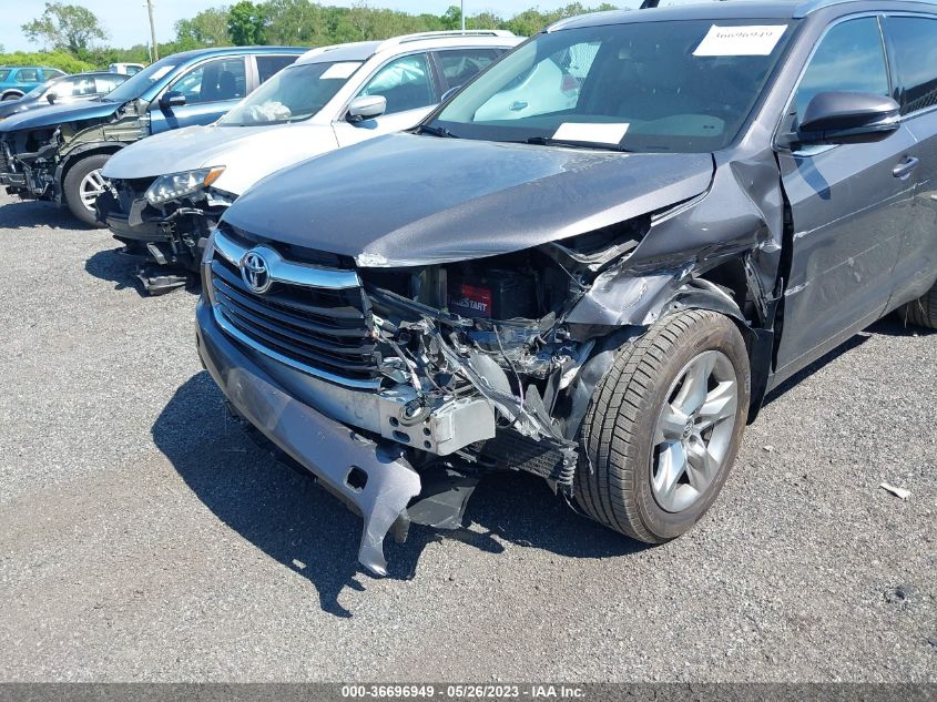 2016 TOYOTA HIGHLANDER LIMITED - 5TDDKRFH0GS332363