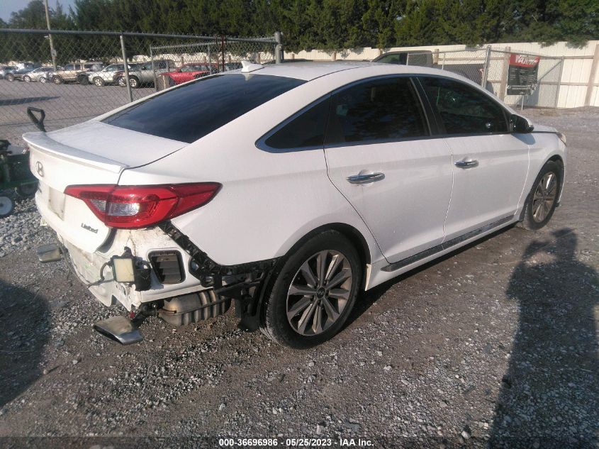 2016 HYUNDAI SONATA 2.4L LIMITED - 5NPE34AF6GH330228