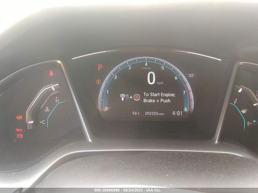 2016 HONDA CIVIC SEDAN EX-T - 19XFC1F37GE014021
