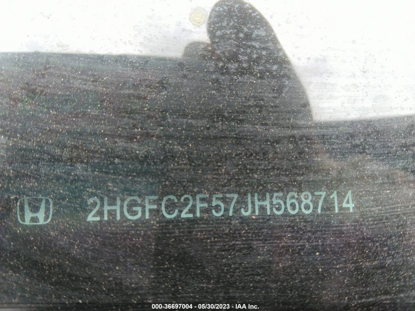 2018 HONDA CIVIC SEDAN LX - 2HGFC2F57JH568714