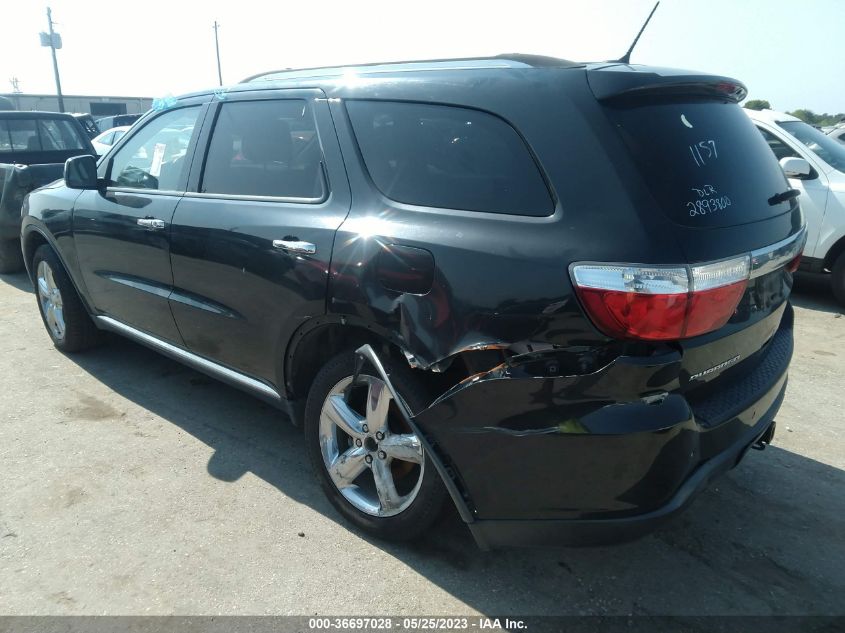 2013 DODGE DURANGO CITADEL - 1C4SDHET0DC662812